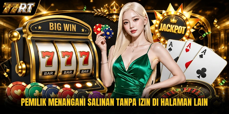 Pemilik menangani salinan tanpa izin di halaman lain