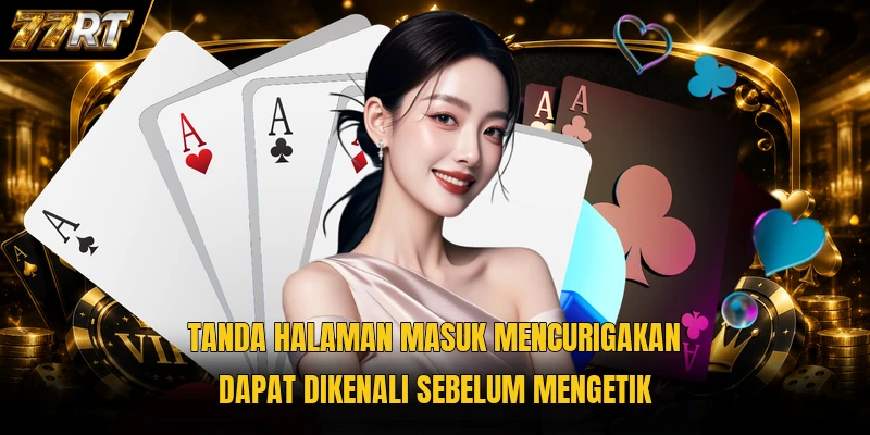 Tanda halaman masuk mencurigakan dapat dikenali sebelum mengetik